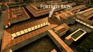 Animation of ancient Roman Fort in Caerleon Wales [upl. by Tootsie890]