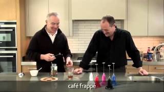 How to make a frappé coffee using an aerolatte milk frother [upl. by Bithia]