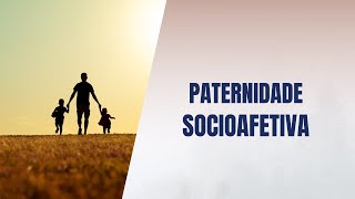 Paternidade socioafetiva [upl. by Nylkcaj300]