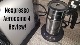 Nespresso Aeroccino 4 Milk Frother Review  Worth upgrading from the Aeroccino 3 [upl. by Schwing]