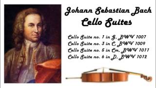 Johann Sebastian Bach  Cello suites in 432 Hz great for reading or studying [upl. by Patrizius537]