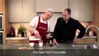 How to make a hot chocolate using an aerolatte milk frother [upl. by Urban]