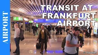 TRANSIT WALK AT FRANKFURT Airport FRA Terminal 1  Connection Flight Transfer Arriving amp Departing [upl. by Sheedy]