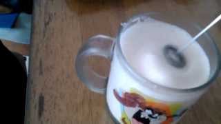 Aerolatte Review Frothing Cold Milk In Under 1 Minute [upl. by Eintrok]